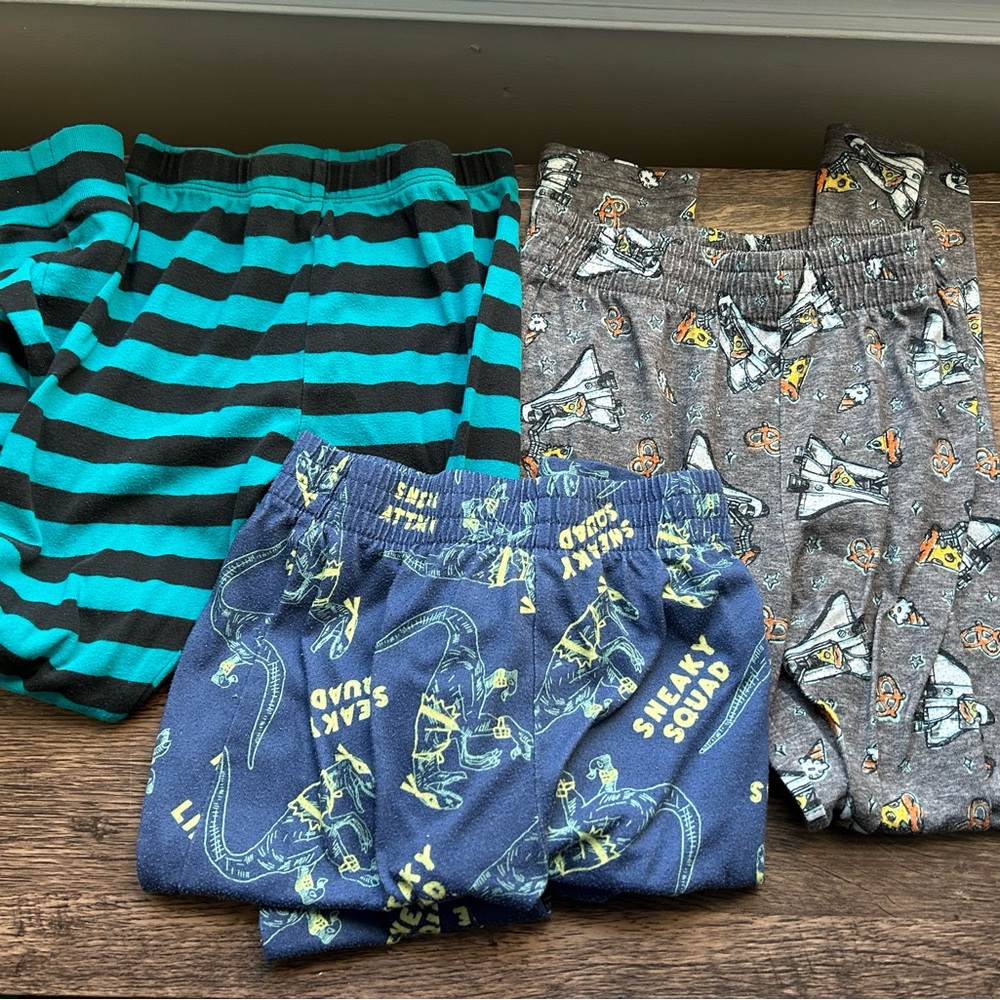 3 Pairs of Boys Pajama Pants